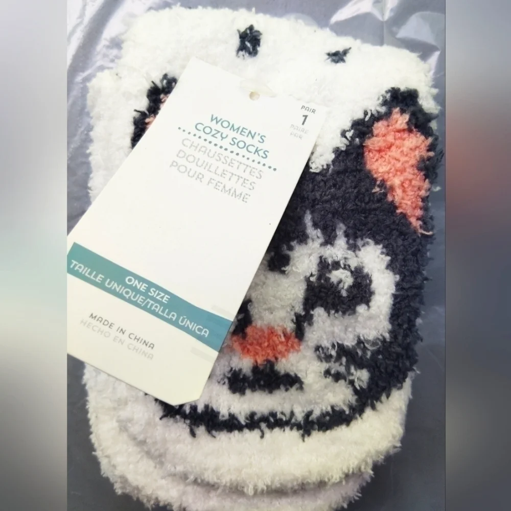 Kitty Face Women's Cozy Socks